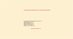Desktop Screenshot of burgruine-altnussberg.de